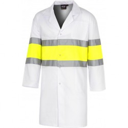 Blouse de travail blanc...