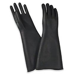 Gants en caoutchouc noir latex